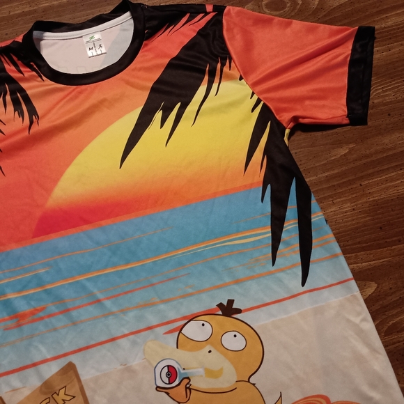 PSYDUCK SOCCER JERSEY T-SHIRT - Medium // Pokemon game sports tee shirt - Picture 4 of 7